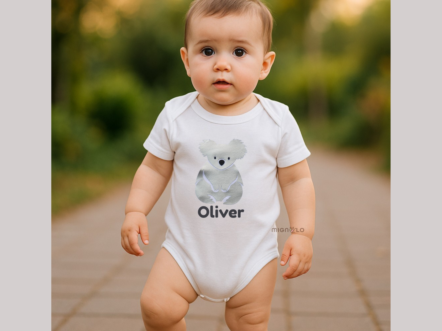 Personalise Gift Set Baby Bodysuit - Koala Series