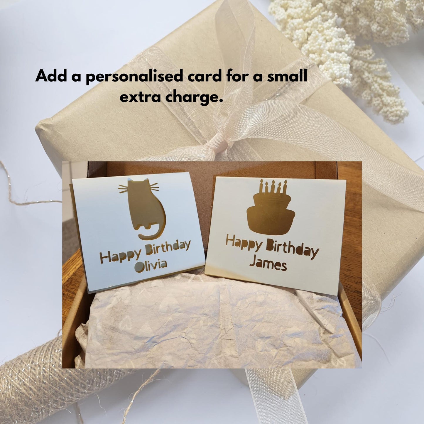 Montessori wooden moon balancing toy with custom gift card – perfect personalized gift idea for toddlers, ideal for birthdays, baby showers, and special occasions.