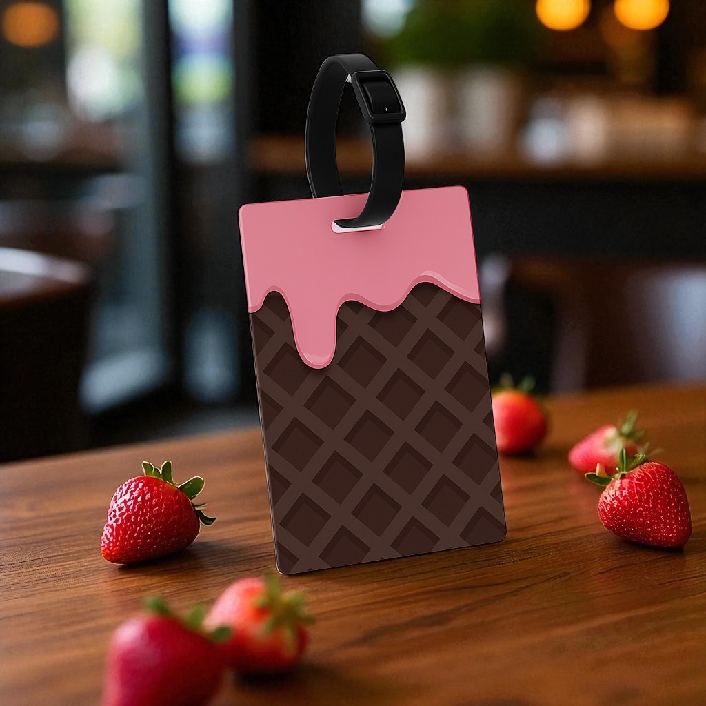 Personalised Luggage Bag Tags - Sweets Theme