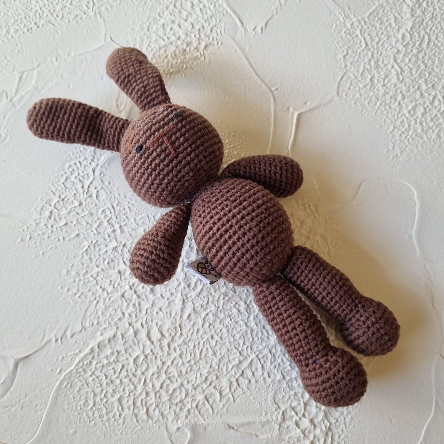 Handmade Crochet Bunny Amigurumi - Baby Comforter Gift