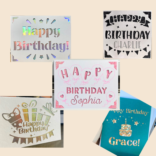 Custom Card with Personalised Message