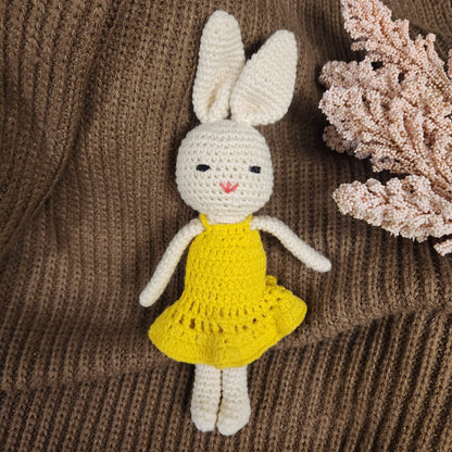 Handmade Crochet Bunny Amigurumi - Baby Gift Set