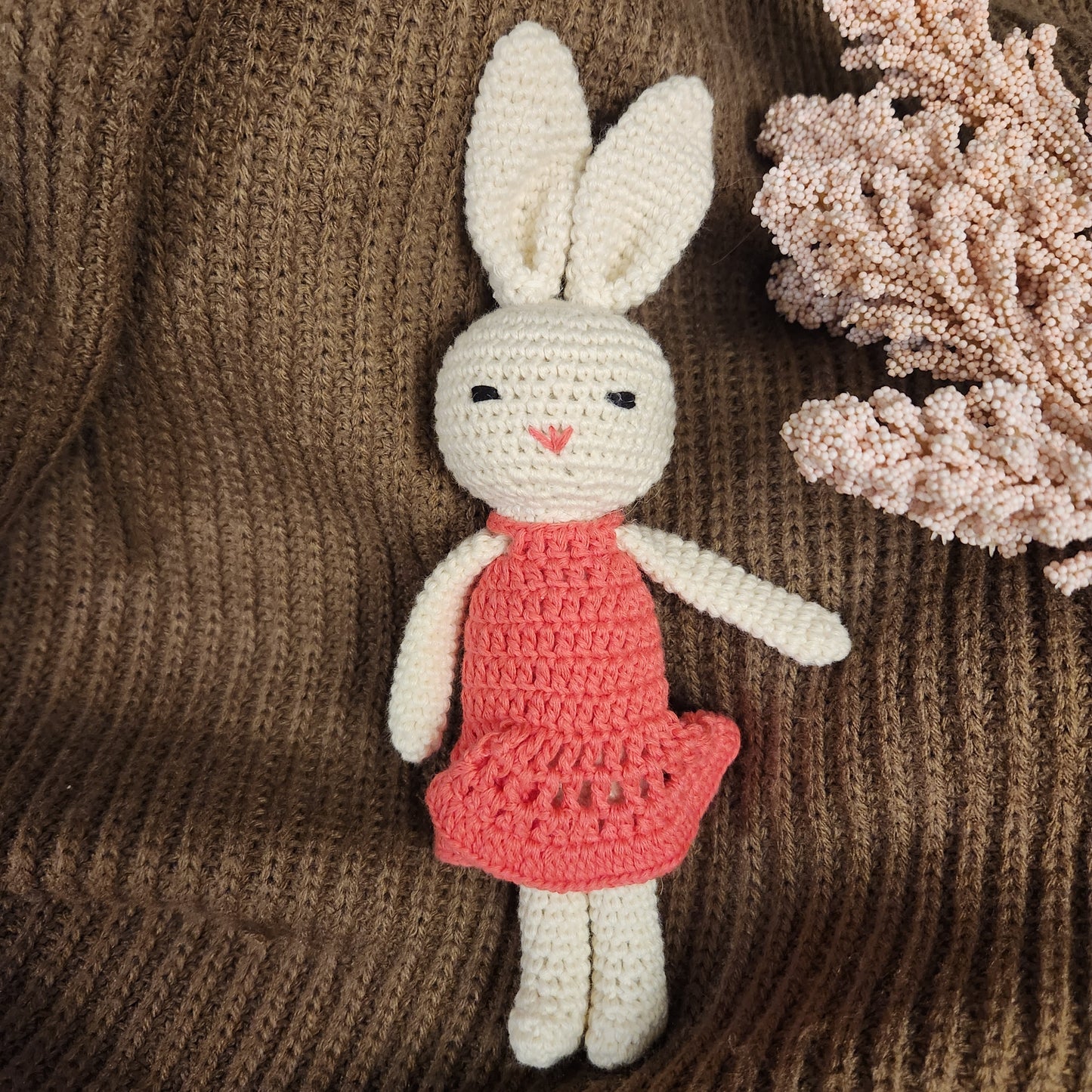 Handmade Crochet Bunny Amigurumi - Baby Gift Set