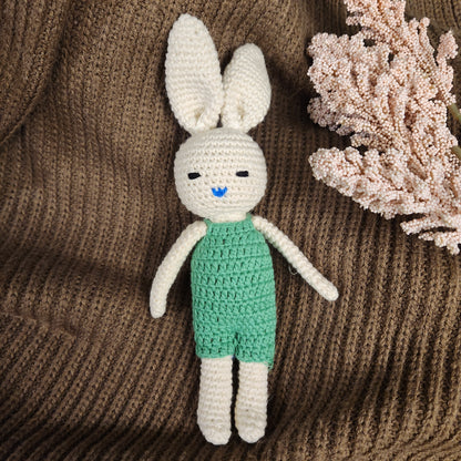 Handmade Crochet Bunny Amigurumi - Baby Gift Set