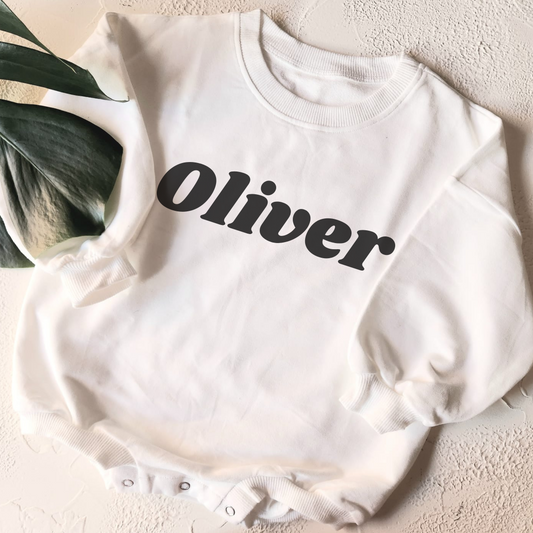Personalised Baby Outfit – Bodysuit, Romper and Jumper