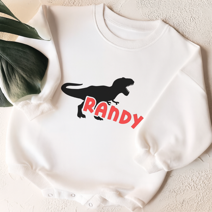 Personalised Jumper with Name and Color - Dinosaurs Theme