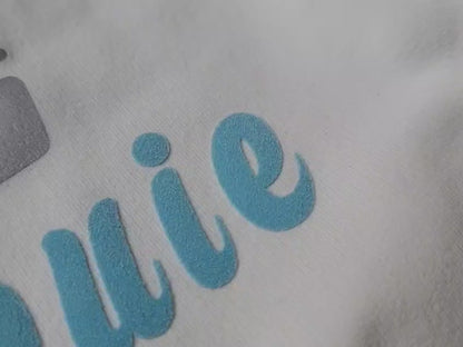 Personalised First Birthday Baby Bodysuit with Custom Name - Hot Balloon Theme Blue/Pink Design Available
