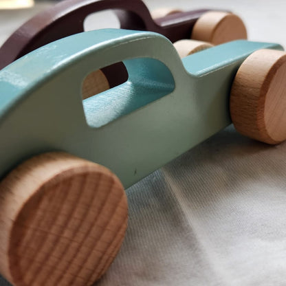 Personalised Wooden Car Toys — Set of 2 and Free Gift Card